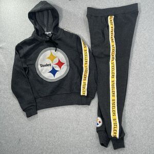 Pittsburgh Steelers NFL x Junk Food SET Women's L sweatshirt and  L pants